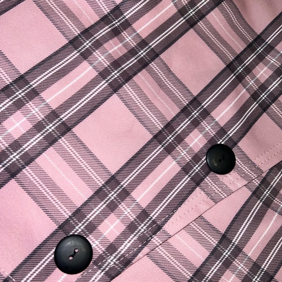 Baby Pink Plaid Tartan Mini Skirt - Pretty Little Thing - Picture 2 of 3